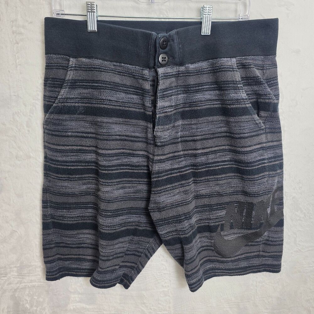 Nike Sweat Shorts FC Shorts Knit Men's Gray FC Squad French Terry Size Medium